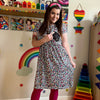 Ruby Rainbow Leopard Breastfeeding Dress - Stylish Mum for nursing dresses UK