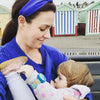 Bex Blue Breastfeeding Jumper - Stylish Mum