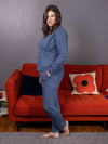 Bonnie Blue Breastfeeding Pyjamas - Stylish Mum
