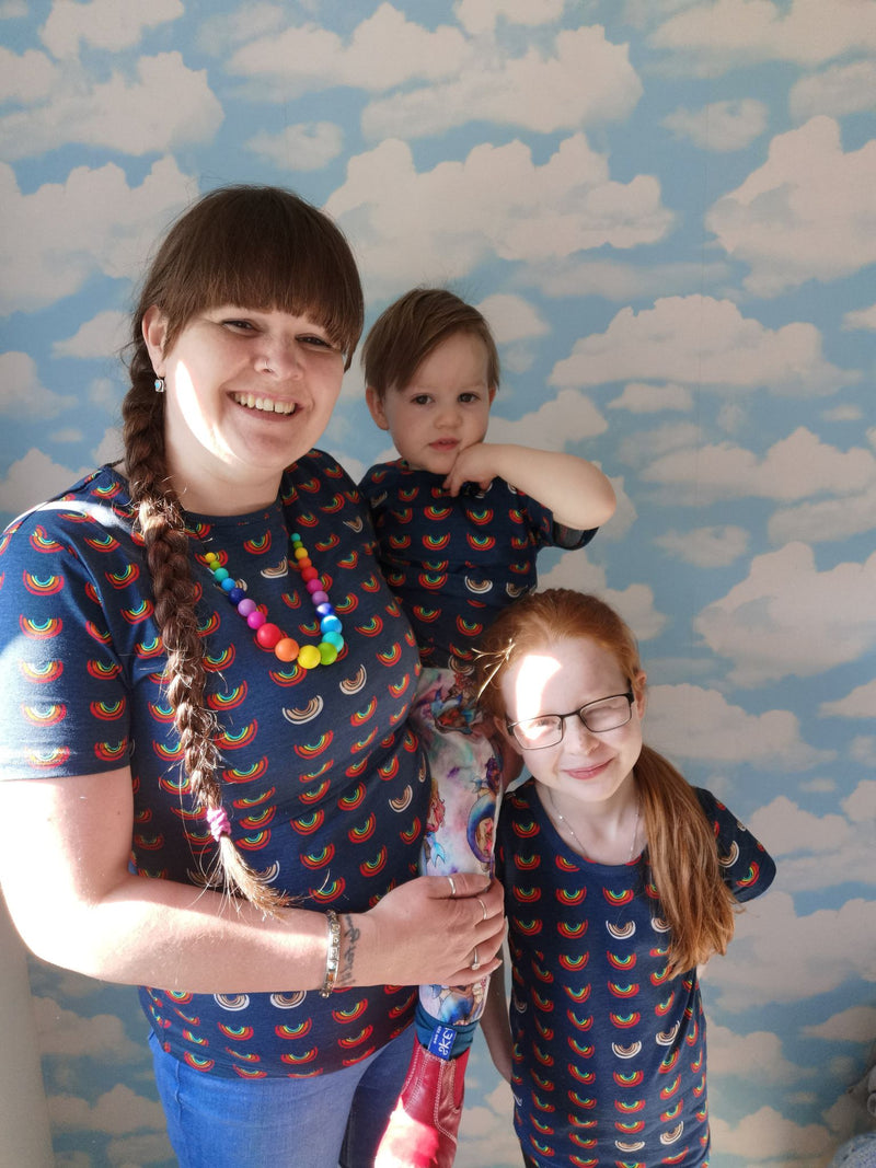 Boob Over the Rainbow Kids top - Stylish Mum