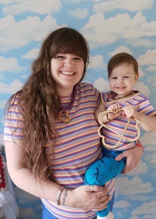 Chloe Rainbow Breastfeeding top - Stylish Mum