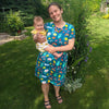 Rainbow Breastfeeding Dress | Fashionable Breastfeeding Clothes UK by Stylish Mum 