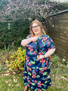 Faith Floral Midi Breastfeeding Dress - Stylish Mum