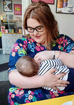 Faith Floral Midi Breastfeeding Dress - Stylish Mum nursing dresses UK