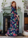 Faith Floral Midi Breastfeeding Dress - Stylish Mum