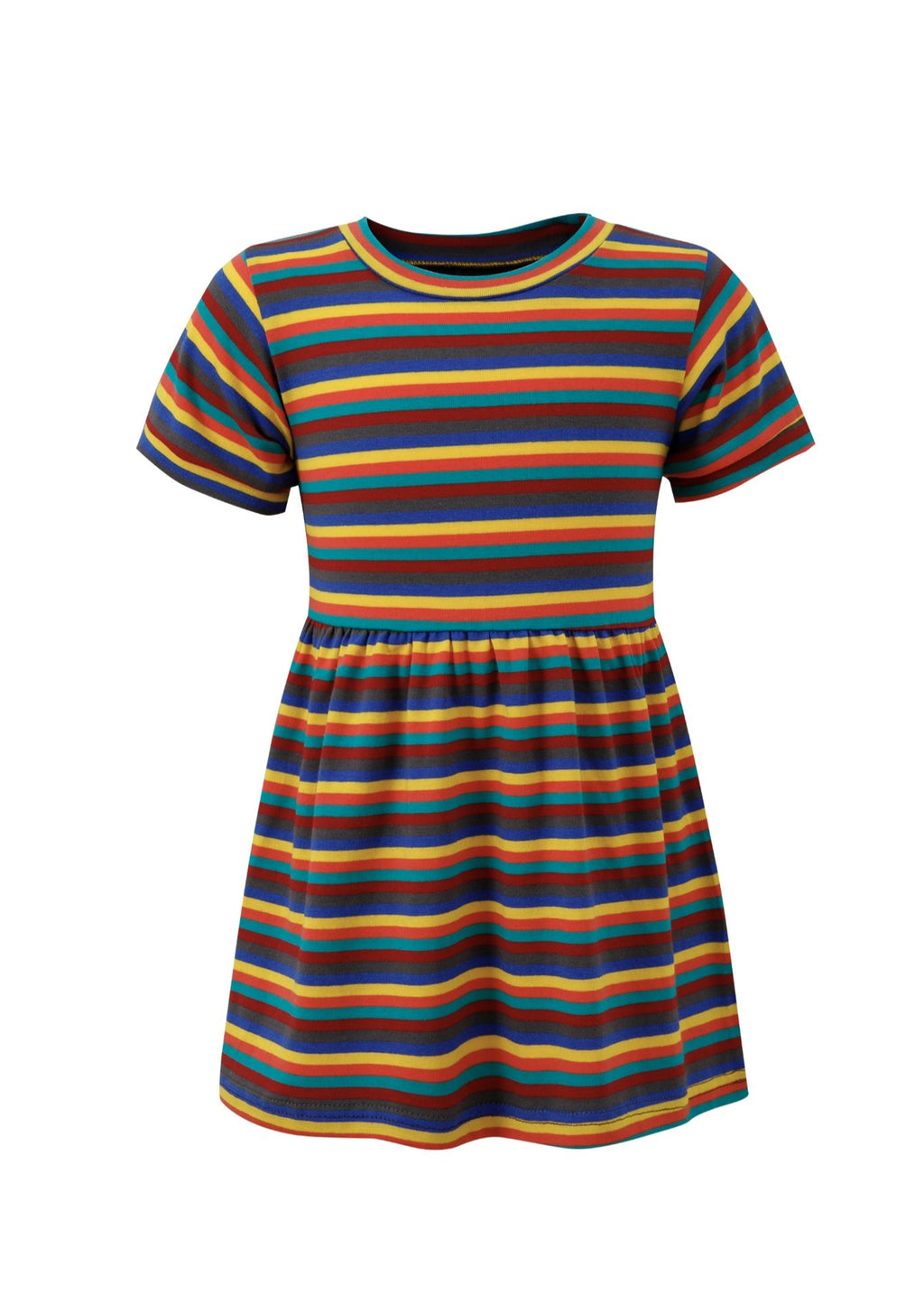 Hazel Rainbow Kid Dress - Stylish Mum