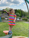 Hazel Rainbow Kid Dress - Stylish Mum
