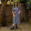 Lola Leopard Midi Breastfeeding Dress - Stylish Mum for nursing dresses UK