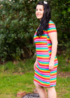 Rachel Rainbow Breastfeeding Dress - Stylish Mum