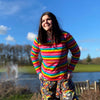 Roxy Rainbow Breastfeeding Top - Stylish Mum for breastfeeding clothes UK