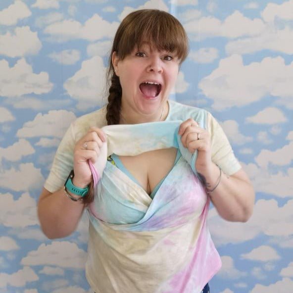Tie Dye Breastfeeding Top - Stylish Mum